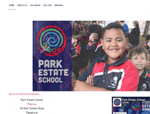 Tablet Screenshot of parkestate.school.nz