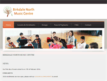 Tablet Screenshot of birkdalenorthmusic.school.nz