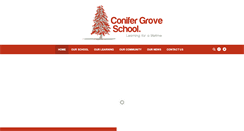 Desktop Screenshot of conifergrove.school.nz