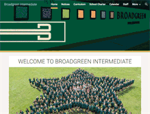 Tablet Screenshot of broadgreen.school.nz
