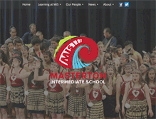 Tablet Screenshot of mis.school.nz
