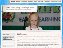 Tablet Screenshot of littlekiwis.school.nz