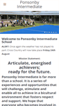 Mobile Screenshot of ponsonbyintermediate.school.nz