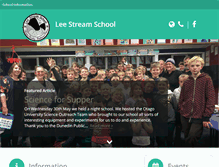Tablet Screenshot of leestream.school.nz