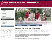 Tablet Screenshot of christtheking.school.nz