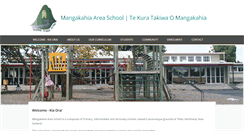 Desktop Screenshot of mangakahia.school.nz