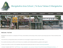 Tablet Screenshot of mangakahia.school.nz