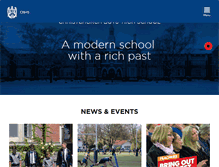 Tablet Screenshot of cbhs.school.nz