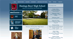 Desktop Screenshot of hastingsboys.school.nz