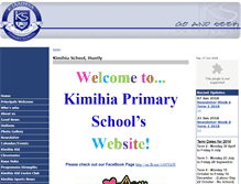 Tablet Screenshot of kimihia.school.nz