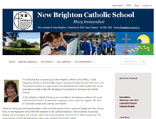 Tablet Screenshot of newbrightoncatholic.school.nz