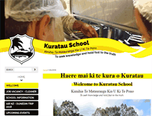 Tablet Screenshot of kuratau.school.nz