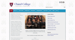 Desktop Screenshot of chanelcollege.school.nz