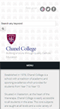 Mobile Screenshot of chanelcollege.school.nz