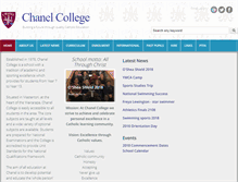 Tablet Screenshot of chanelcollege.school.nz