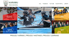 Desktop Screenshot of karamu.school.nz