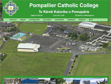 Tablet Screenshot of pompalliercollege.school.nz