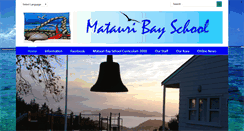 Desktop Screenshot of matauribay.school.nz