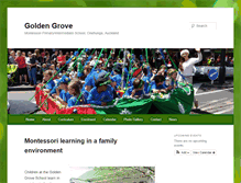 Tablet Screenshot of goldengrove.school.nz