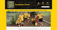 Desktop Screenshot of broadlands.school.nz