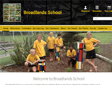 Tablet Screenshot of broadlands.school.nz