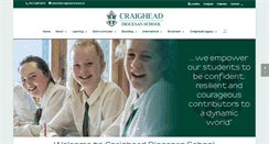 Desktop Screenshot of craighead.school.nz