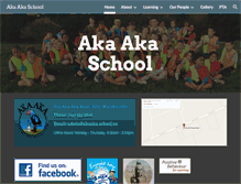 Tablet Screenshot of akaaka.school.nz