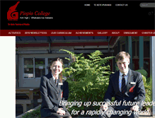 Tablet Screenshot of piopio.school.nz