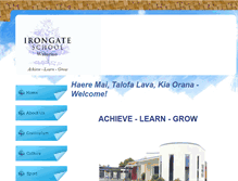 Tablet Screenshot of irongate.school.nz